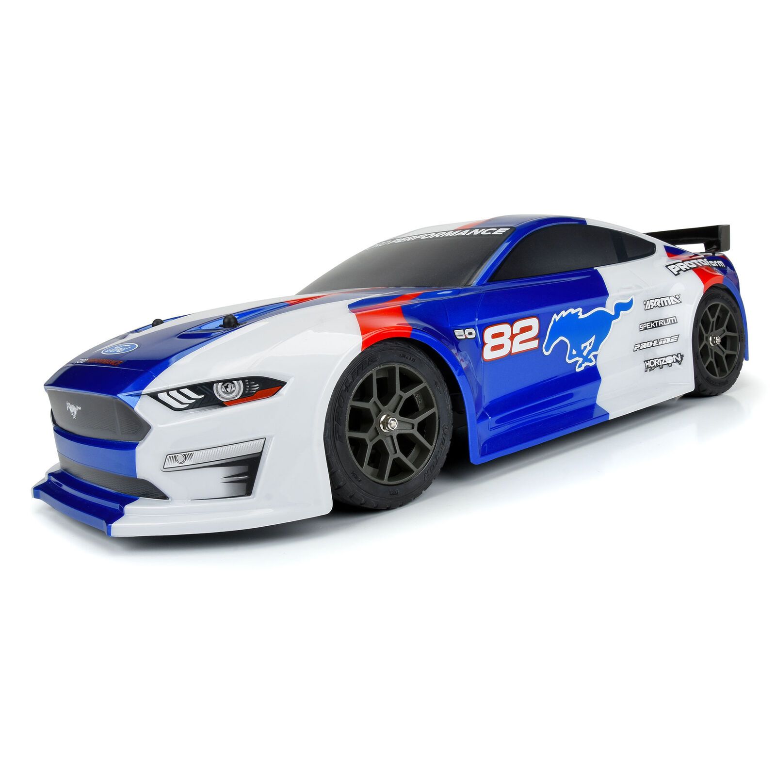 PROTOform - Pro-line Mustang | Infraction Vendetta Body 1/8 (Blue): Racing Pro-Line 3S Ford & Painted 2021