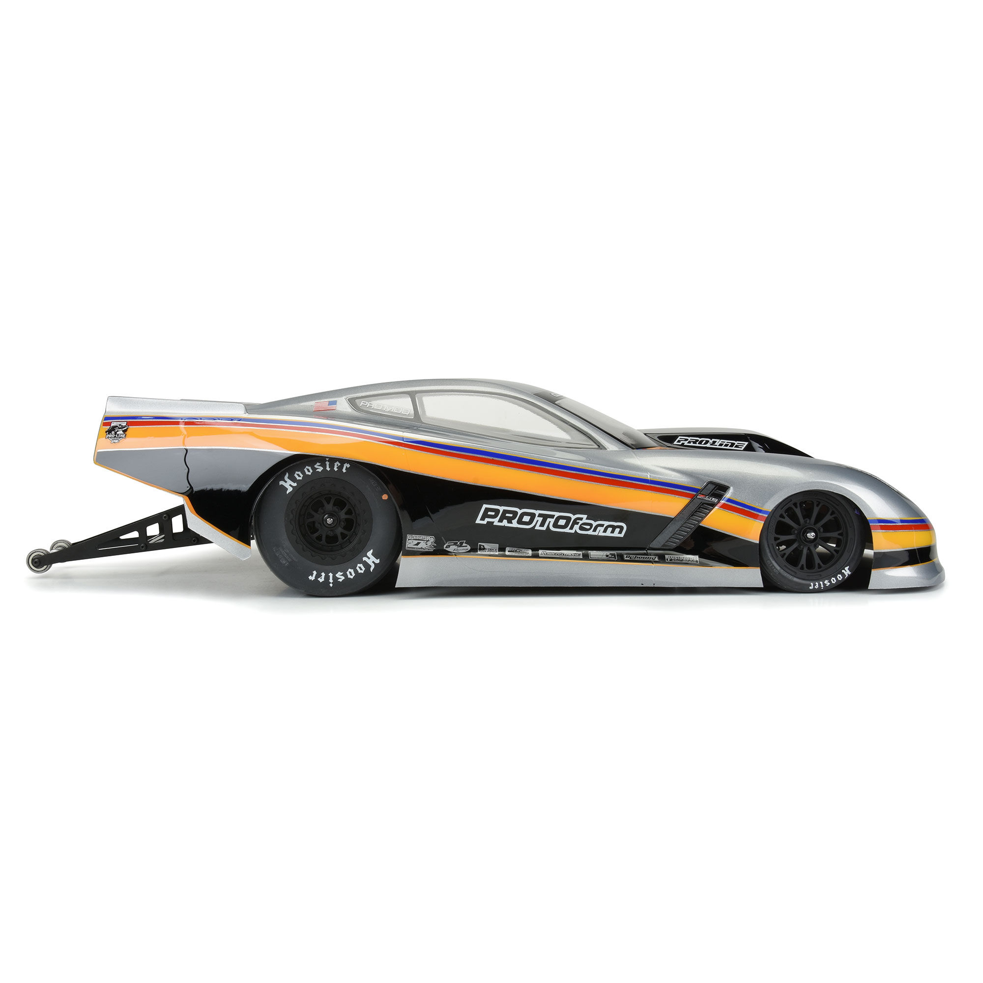 1/10 Chevrolet Corvette C7 Pro-Mod Clear Body: Drag Car