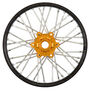 1/4 Pro-Spec Aluminum V2 Bead Front Wheel Black/Gold (1): Promoto-MX