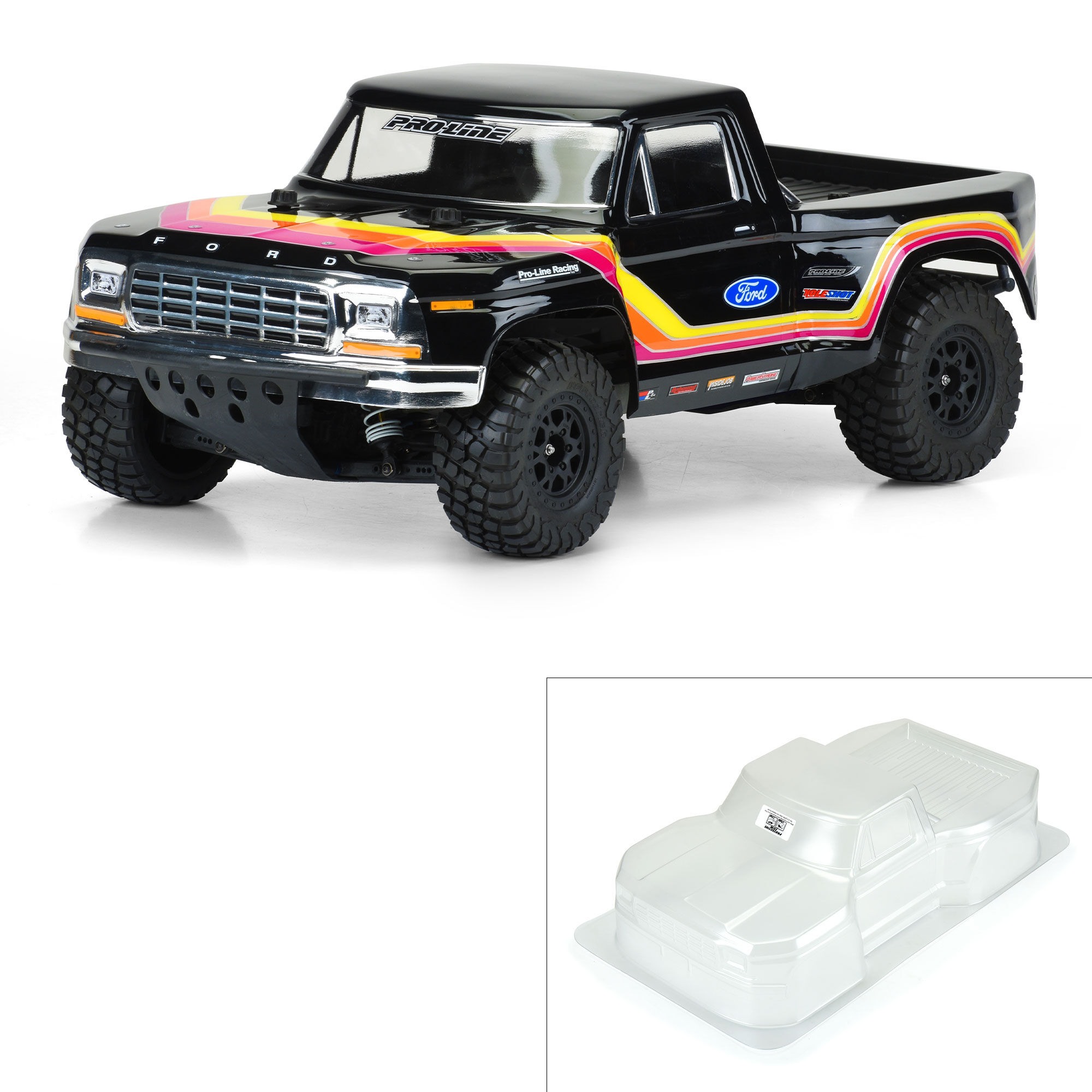 Pro-Line Racing 1/10 1979 Ford F-150 Race Truck Clear Body: Short