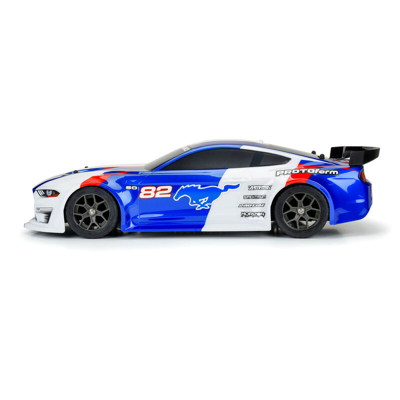 Infraction 2021 Pro-line Mustang 3S Body 1/8 Painted & PROTOform (Blue): - Ford Racing | Pro-Line Vendetta