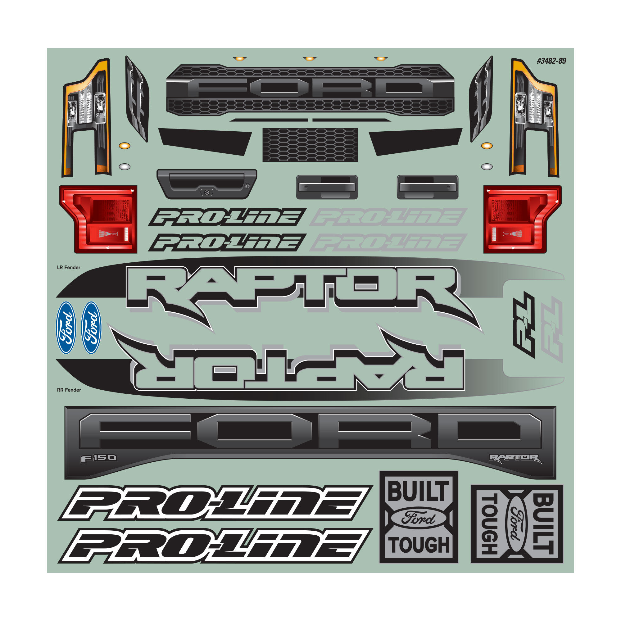 1/5 Pre-Cut 2017 Ford F-150 Raptor Clear Body: X-MAXX