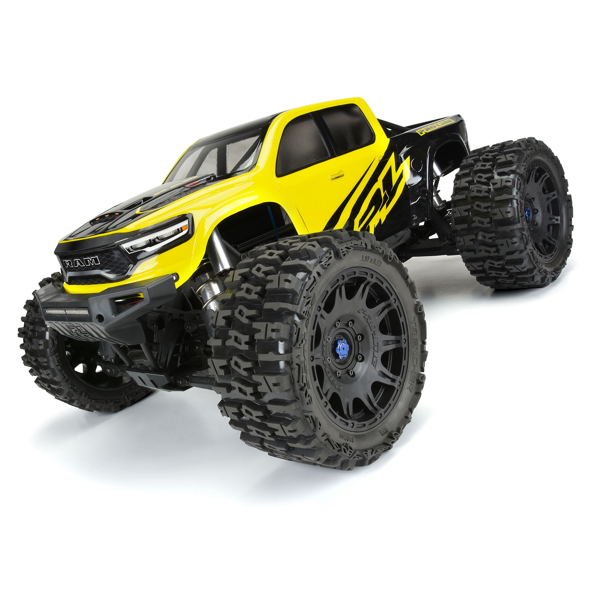 Pro-Line Racing 1/6 Trencher F/R 5.7” Tires Mounted 24mm Black