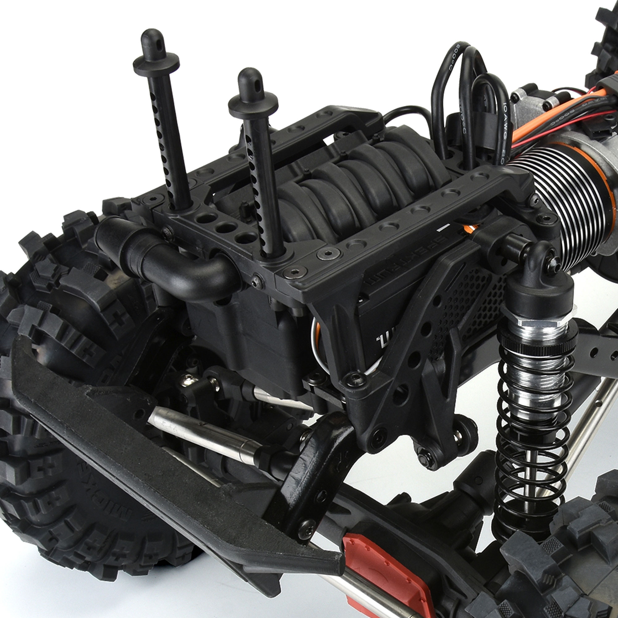 Pro-Line Racing 1/6 Extended Front and Rear Body Mounts: SCX6 | Pro-Line