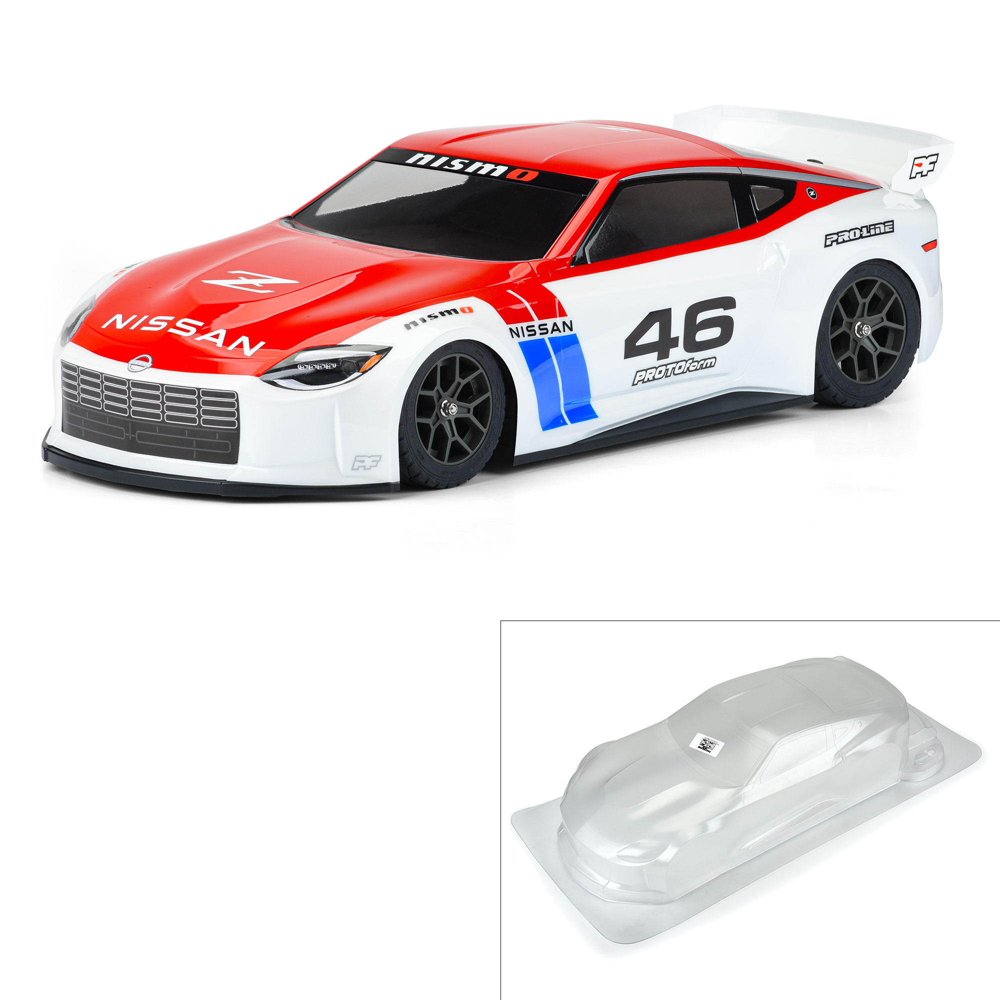 PROTOform 1/8 2023 Nissan Z Clear Body: Vendetta | Pro-Line