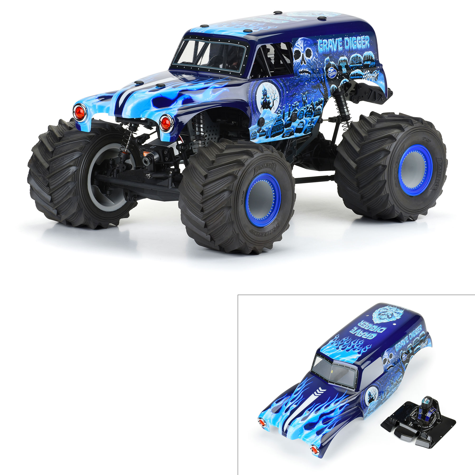 Grave digger cheap body shell