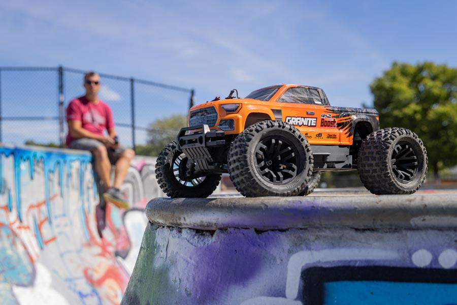 RC Cars at Skate Park