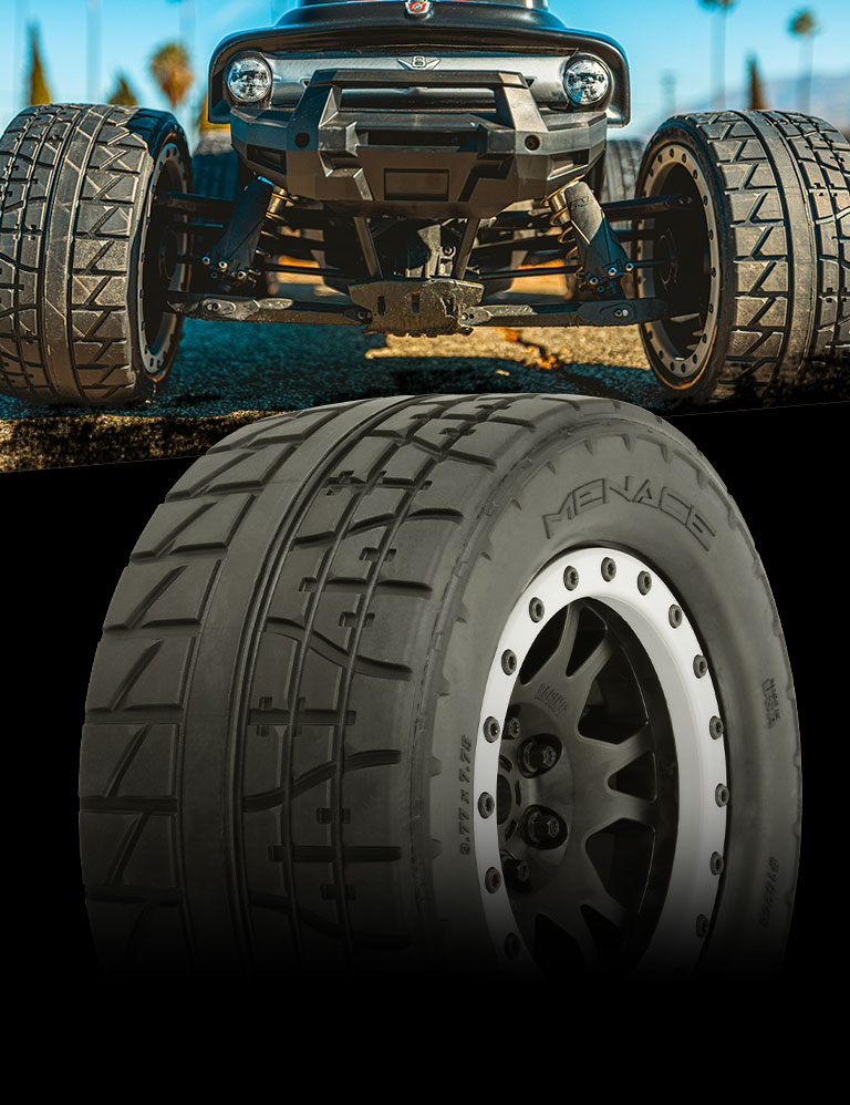 Shop Pro-Line Menace HP 4.3 inch Pro-Loc Street BELTED Tires Mounted