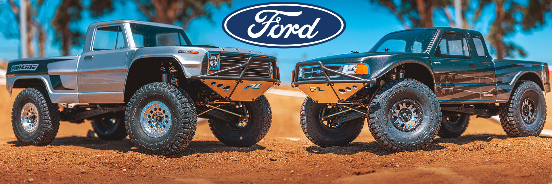 1993 Ford® Ranger & 1967 Ford® F-100 Pre-Runner Clear Bodies